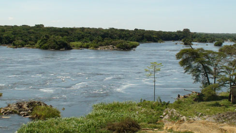 ウガンダを流れるナイル川
