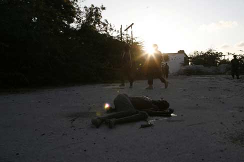 戦闘で死亡したアルシャバブの兵士